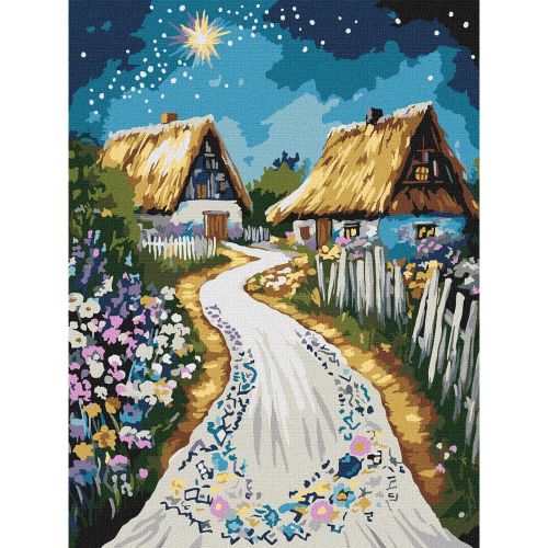Картина по номерах "Хатина" 30х40 см