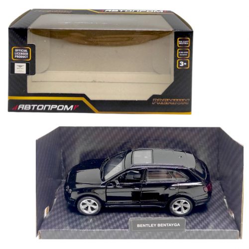 Машинка металева BENTLEY BENTAYGA, (ЧОРНА)