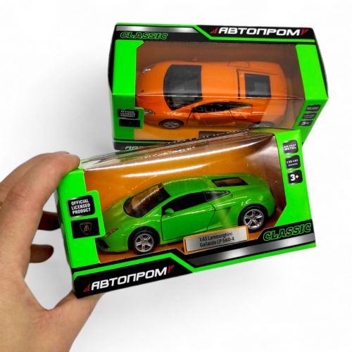 Машинка металева "АВТОПРОМ Lamborghini Gallardo" (ПОМАРАНЧЕВА)