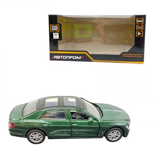 машина металева "Bentley Flying Spur Hybrid" (ТЕМНО-ЗЕЛЕНИЙ)