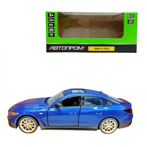 АВТОПРОМ 1:34 BMW i4 M50 (СИНЯ)
