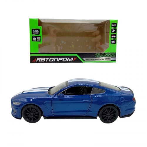 Машинка металева "АВТОПРОМ, Ford Shelby GT35", СИНІЙ
