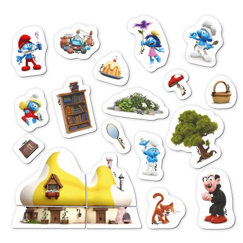 Магнітна гра "Дім Мрії. The Smurfs Їдальня Шефа"