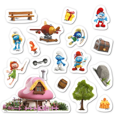 Магнітна гра "Дім Мрії. The Smurfs Котедж Смурфетти"
