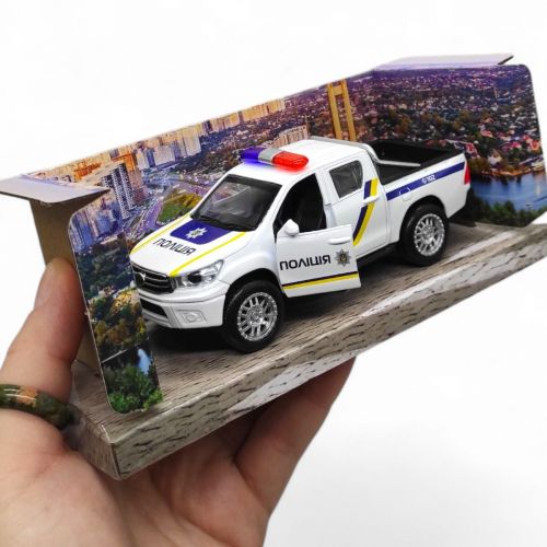 Автомодель металева "TOYOTA HILUX. ПОЛІЦІЯ"