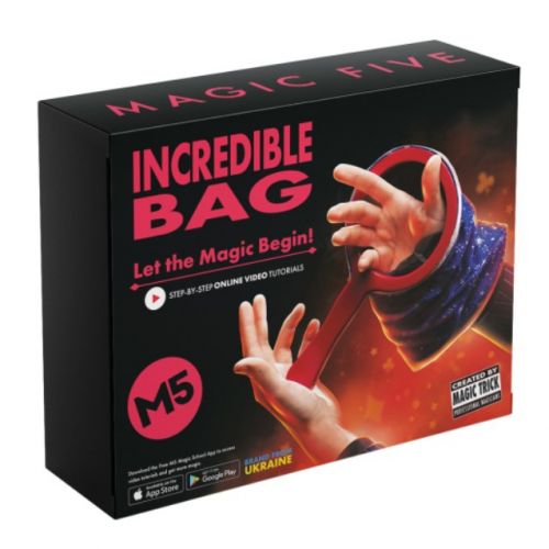 Пристрій для демонстрації фокусів і трюків в ігровій формі "Magic Five. Incredible Bag"