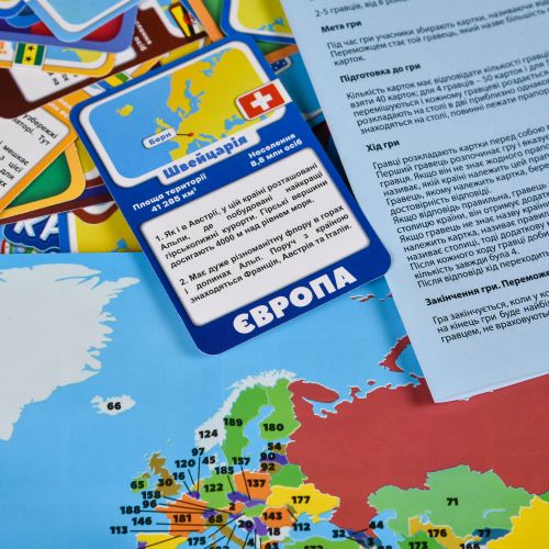Настільна гра "Країни світу" (укр)
