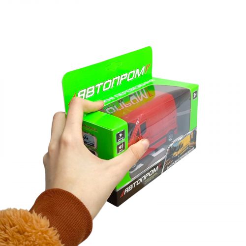 Машина АВТОПРОМ MERCEDES SPRINTER (ЧЕРВОНИЙ)