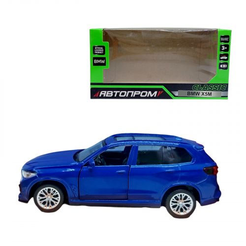МАШИНКА АВТОПРОМ BMW X5M (СИНЯ)