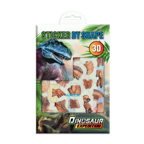 Стікербук за формами Moxy «Dino 1» Dinosaur Expedition