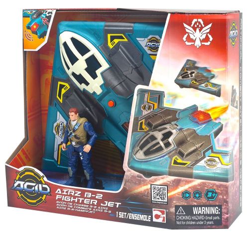 Уцінка. Ігровий набір A.C.I.D. AIRZ B-2 Fighter Jet/МорфоЗор Винищувач AIRZ B-2, 535200 - Пошкоджена упаковка