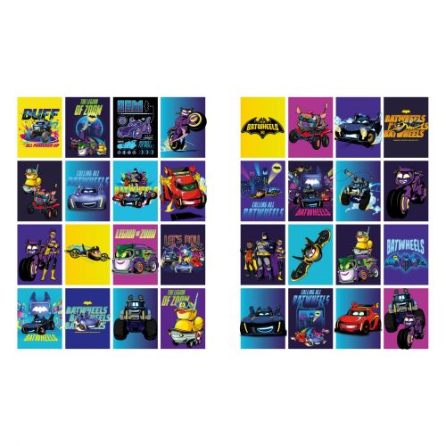 Книжка-розмальовка зі стікерами - Batman: Batwheels