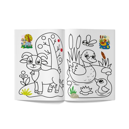 Книга розмальовка "Кольорованка. Ферма"