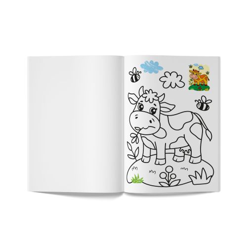 Книга розмальовка "Кольорованка. Ферма"