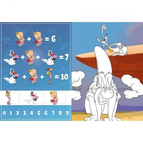 Розмальовка WB "Looney Tunes: Веселий кролик" зі стікерами