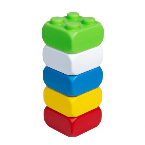 Набір дитячий "Mega Brick Bamsic №1» ( на 4 кнопки 5 штук)