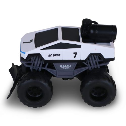 Автомобіль SPRAY CAR на радіокеруванні – CYBER RIDE (білий, 1:24, 2.4 ГГц, акум. 3,7 V, вихлопна пара)